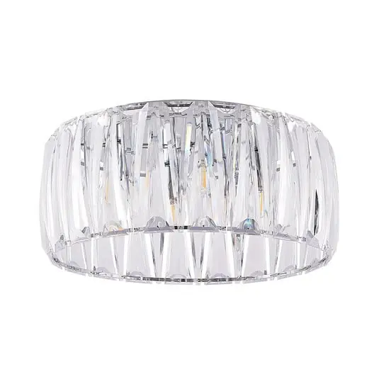 Sofia Lámpara de Techo Transparent/Chrome - Lindby Directo De Fábrica