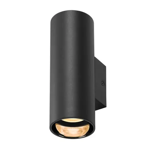Asto Tube 2 Aplique de Pared Black - SLV Devolución Gratuita
