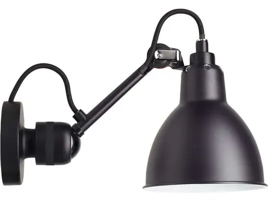 Ocasión Especial 304 Aplique de Pared Negro - Lampe Gras