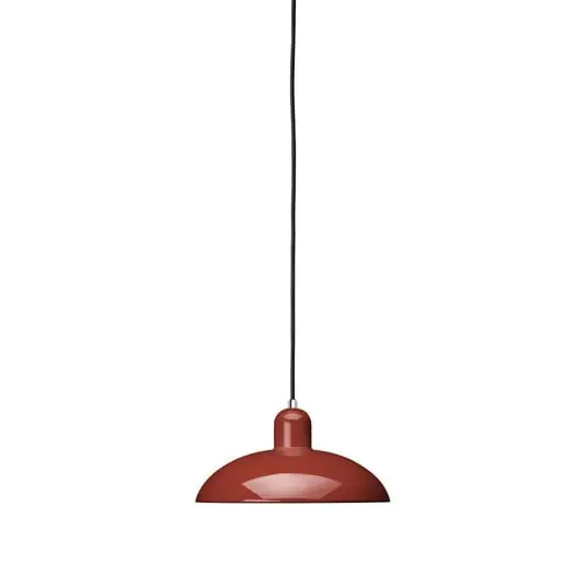 KAISER idell 6631-P lámpara colgante roja, Ø 28,5 cm - FRITZ HANSEN Tendencia