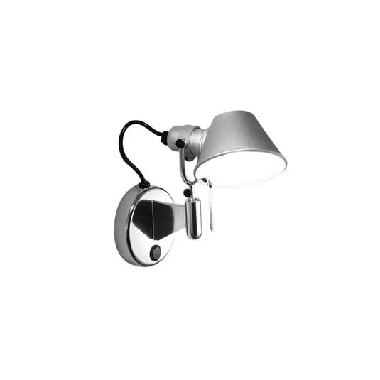 Oferta Tolomeo Micro Faretto aplique de pared con interruptor, aluminio - Artemide