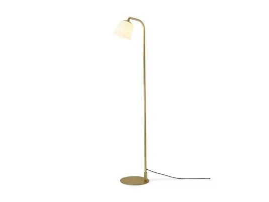 Oferta Especial Room 49 Lámpara de Pie Ø15 Antique Brass/Opal - Halo Design