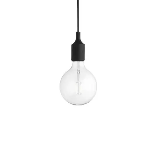 E27 Lámpara Colgante Negro - Muuto Certificado