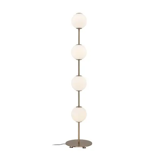 Comprar En Línea Lámpara de pie LED Audrey, color latón, 128 cm, 4 luces - UMAGE