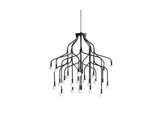 Comprar En Línea Vekst Lámpara Colgante Large Black - Normann Copenhagen