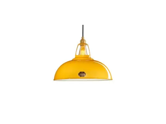 Garantía De Devolución De Dinero Large 1933 Design Lámpara Colgante Deep Yellow - Coolicon