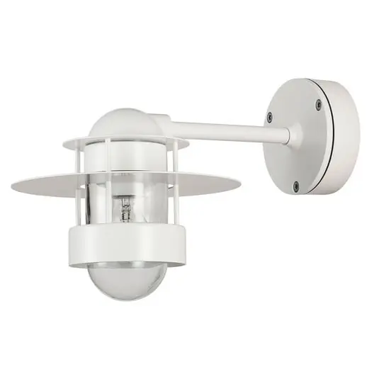 Pedido Al Por Mayor Albertslund Aplique de Pared Blanco Corto E27 - Louis Poulsen