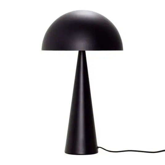 Precio Reducido Mush Lámpara de Sobremesa Grande Negro - Hübsch