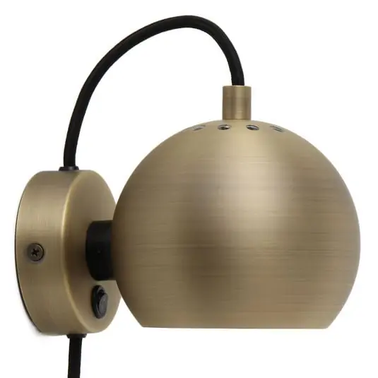 Ball Aplique de Pared Latón Antigüo - Frandsen Mejor Calidad