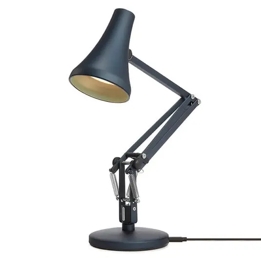 Oferta Especial 90 Mini Mini Lámpara de Sobremesa Azul Acero & Gris - Anglepoise