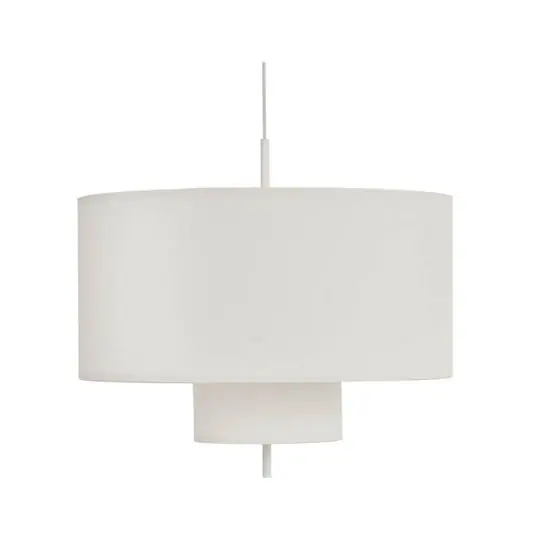 Comprar En Línea Margin Lámpara Colgante Ø70 White Canvas - New Works