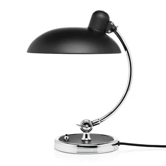 Directo De Fábrica Lámpara de mesa Kaiser Idell Luxus, negro/cromo - Fritz Hansen