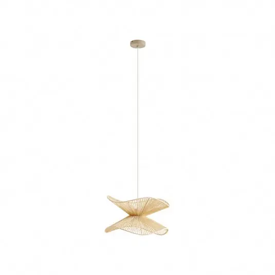 Envío Internacional Valdorin Lámpara Colgante Beige - Lindby