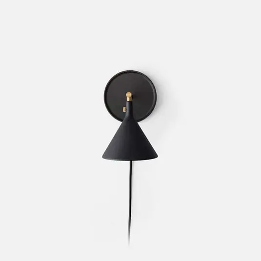 Compra Ahora Cast Sconce Aplique de Pared IP44 Negro - Audo Copenhagen