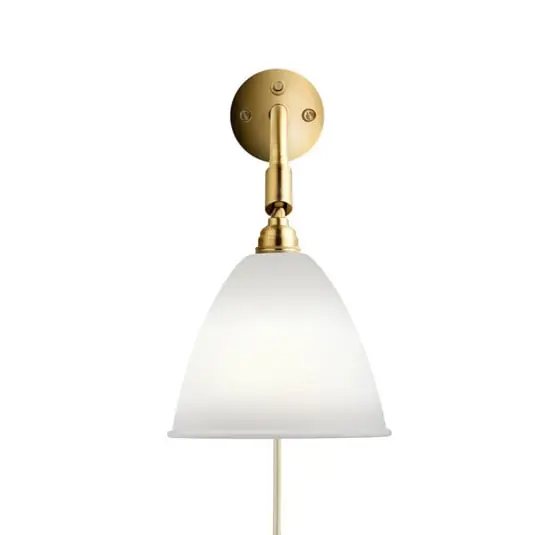 Promoción Exclusiva Bestlite BL7 Aplique de Pared Ø16 Latón/Porcelana - GUBI