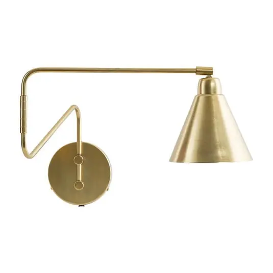 Premium Game Aplique de Pared 70cm Latón/Blanco - House Doctor