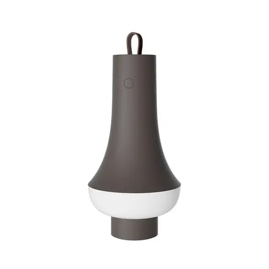 Oferta Limitada Lámpara de mesa portátil Tomoshi, marrón oscuro - Louis Poulsen