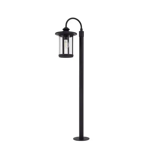 Zayn bolardo luminoso altura 109 cm IP 65 negro vidrio - Lindby Promoción Exclusiva