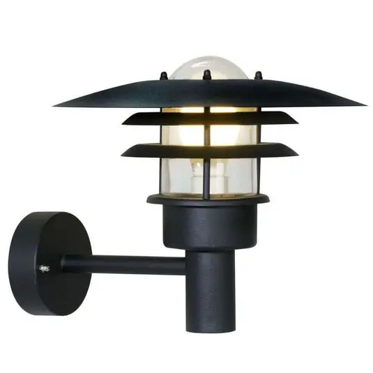 Directo De Fábrica Lønstrup 32 Aplique de Pared Black - Nordlux