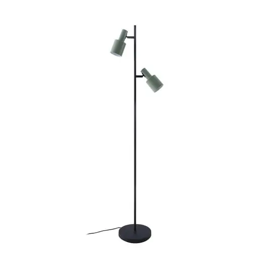 Entrega Rápida Ovelia Lámpara de Pie Green/Black - Lindby
