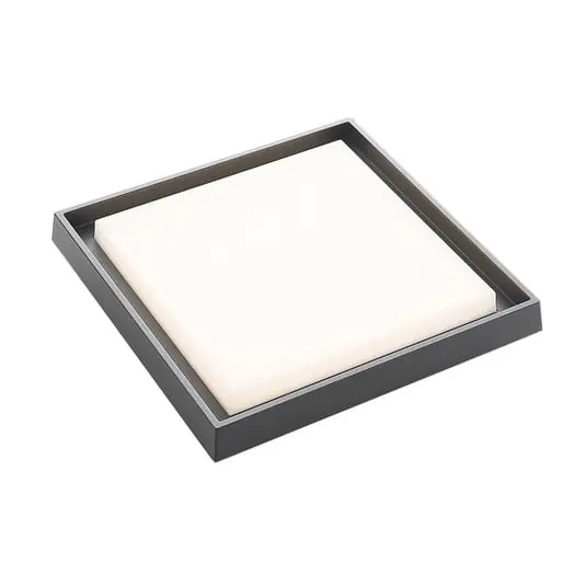 Envío Gratis lámpara LED de techo para exterior Birta, gris oscuro, IP54, 34 cm - Lucande