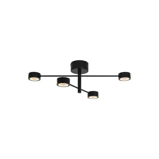 Clyde Flex 4-Rail Lámpara de Techo Black - Nordlux Última Oportunidad