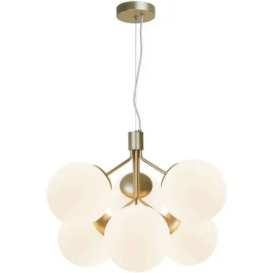 Ivona 6 Lámpara Colgante Brass - Nordlux Marca Reconocida