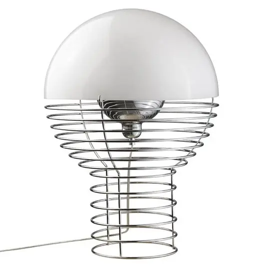 Promoción Exclusiva Wire Lámpara de Sobremesa Large White - Verpan