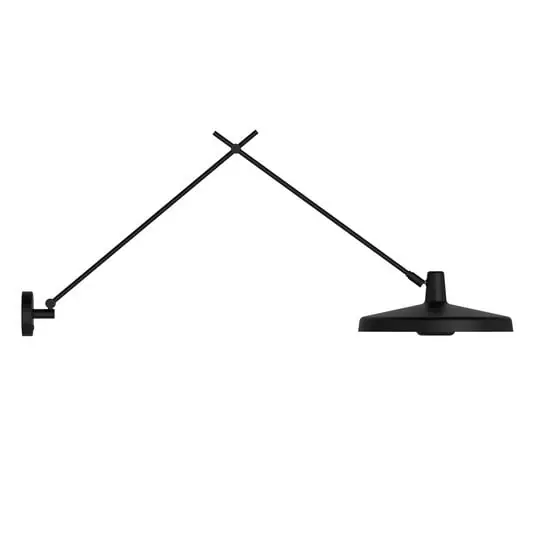 Bestseller Arigato 45 Aplique de Pared Negro - Grupa