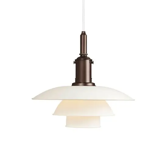 PH 3½-3 Lámpara Colgante Blanco - Louis Poulsen Artesanal