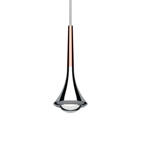 Rain Lámpara Colgante 2700K Oro Rosa - Lodes Moderno