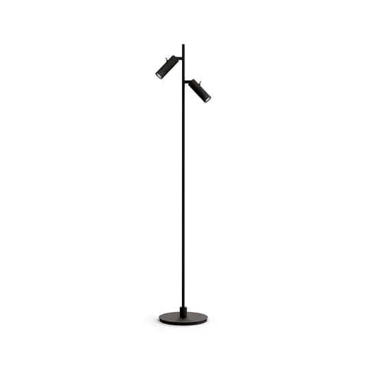 Pipeline 2 Lámpara de Pie Matt Black - Herstal Gran Oferta