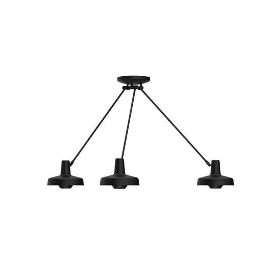 Barato Arigato Palace Triple Lámpara de Techo Black - Grupa