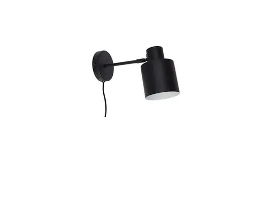 Fuse Aplique de Pared Black - Hübsch Rebajas