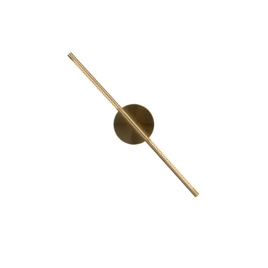Garantía De Devolución De Dinero Omni Aplique de Pared Brushed Brass - UMAGE