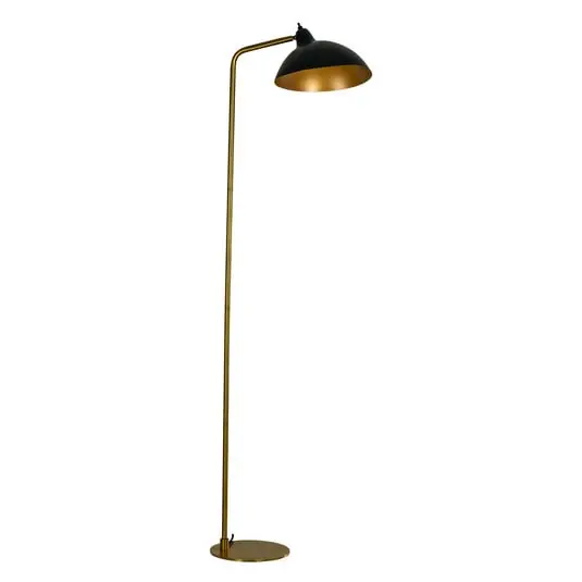 Futura Lámpara de Pie Black/Brass - DybergLarsen Oferta Flash