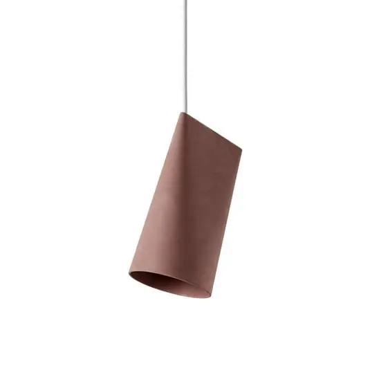 Exclusivo Ceramic Narrow Lámpara Colgante Terracotta - Moebe