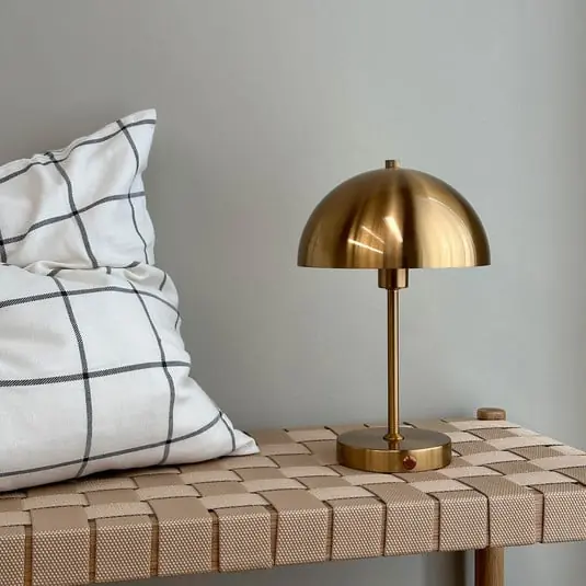 Directo De Fábrica Stockholm Portable Lámpara de Sobremesa Antique Brass - DybergLarsen