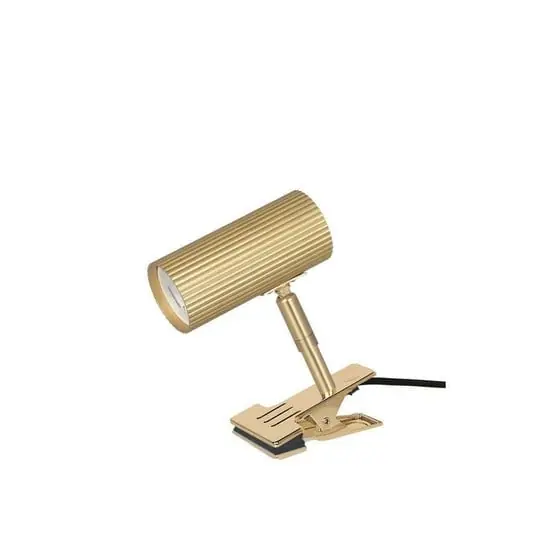 Económico Hubble Aplique de Pared w/Clamp Brushed Brass - Globen Lighting