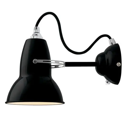 Entrega Rápida Original 1227 Aplique de Pared Jet Negro - Anglepoise