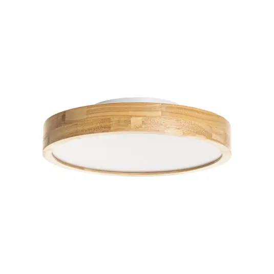Plafón Milada Wood/White - Lindby Popular