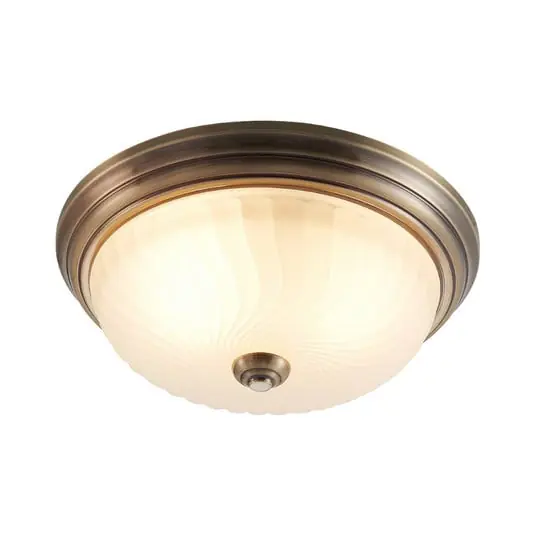 Promoción Pakka Lámpara de Techo Opal/Antique Brass - Lindby