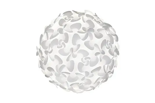 Auténtico Lora X-Large Pantalla para Lámpara Blanco - UMAGE