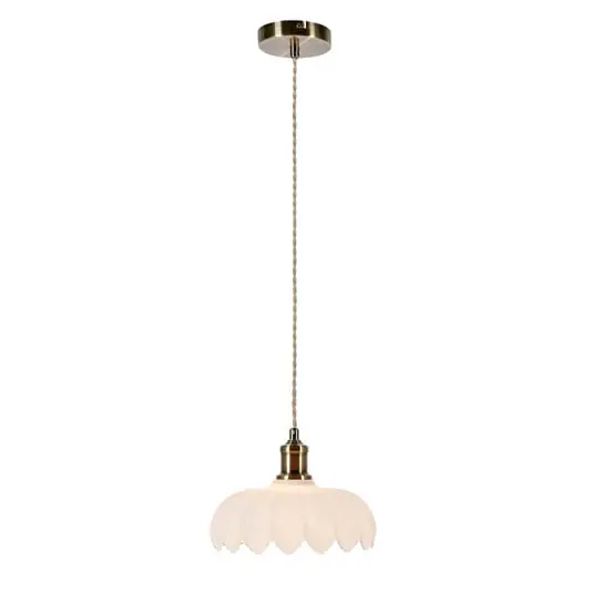 Kurage Lámpara Colgante Antique Brass/White - Markslöjd Gran Oferta