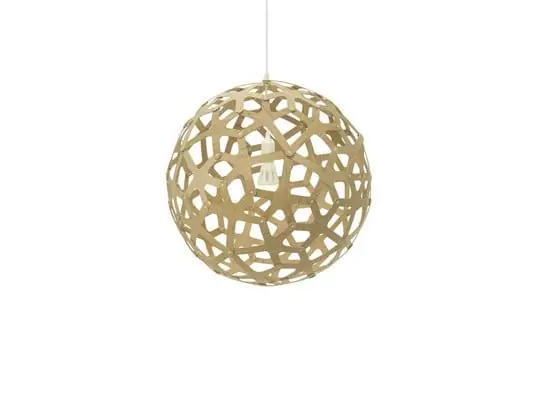Coral Lámpara Colgante Ø80 Bamboo - David Trubridge Directo De Fábrica