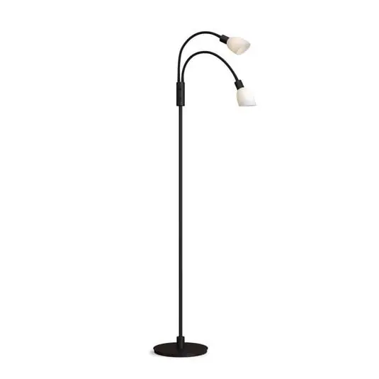 Cut 2 Lámpara de Pie Black/Opal - Herstal Últimas Unidades