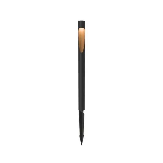 Económico Flindt Garden LED Lámpara Jardín Long 2700K con Estaca + Connector Black - Louis