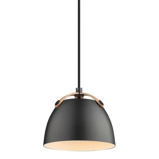 Oslo Lámpara Colgante Ø16 Black/Oak - Halo Design Oferta De Temporada