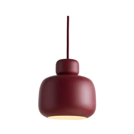 Stock Limitado Stone Lámpara Colgante Small Deep Red - Woud