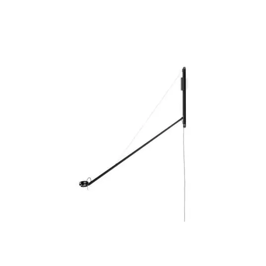 Stock Limitado Fifty-Fifty Aplique de Pared Negro Suave - HAY